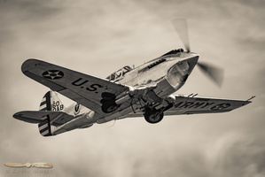 Curtiss P-40C (monochrome)