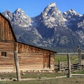 Old barns at Mormon Row  - Grand Teton National Park, Wyoming - USA - 2013