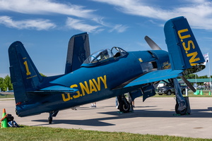 Blue Angel Grumman F8F-2 Bearcat N68RW