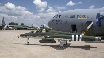 Northrop T-38C 63-8187 N5534 586th FLTS D-Day livery