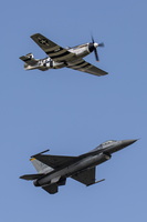 USAF Heritage Flight 
Lockheed F-16CM-50-CF c/n CC-148 s/n 92-3906 79th FS
+ NAA P-51D Happy Jack’s Go Buggy 44-74452 N74190