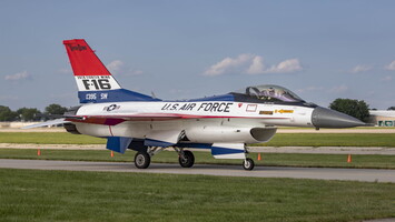Lockheed F-16CM-50-CF c/n CC-93 s/n 91-0395 55th FS YF-16 livery