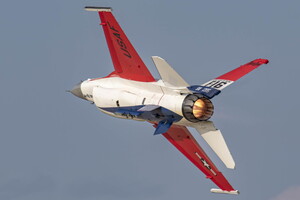 Lockheed F-16CM-50-CF c/n CC-93 s/n 91-0395 55th FS YF-16 livery