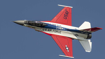 Lockheed F-16CM-50-CF c/n CC-93 s/n 91-0395 55th FS YF-16 livery